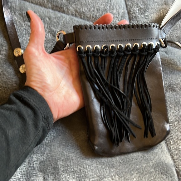 MICHAEL Michael Kors Black Leather Hip/Belt Bag Size Medium - Picture 5 of 6